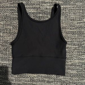 Lulu rubbed cropped tank/sports bra